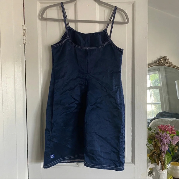 Vintage 90’s Y2K Blue Mini Dress Size S - Picture 3 of 7